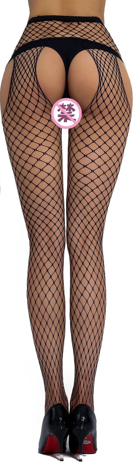 Net Panty met open zijkant